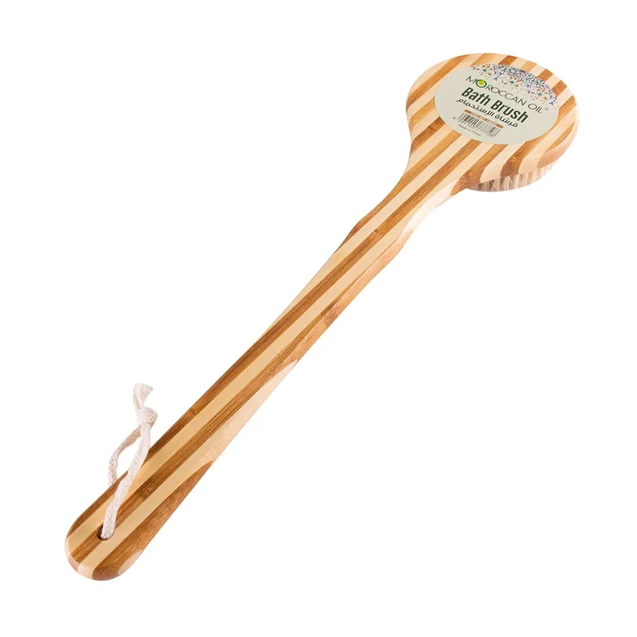 Moroccan oil bath brush | Long handle | 199Bs